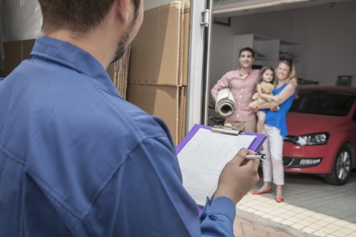 Experienced movers handling a local relocation in Crystal Palace