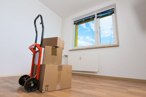 Removal truck ready for a local move near Crystal Palace