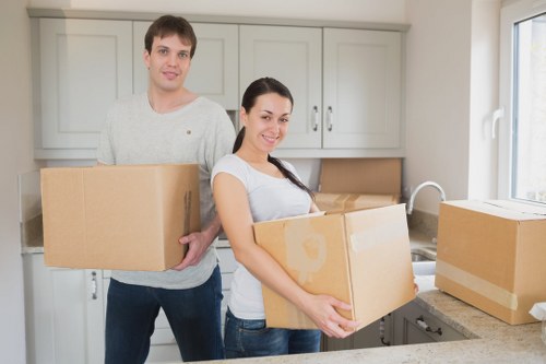 Furniture being moved carefully from a Crystal Palace flat